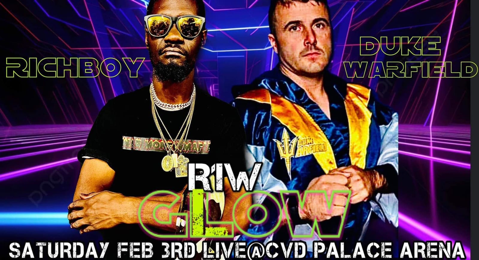 R1W Glory event poster