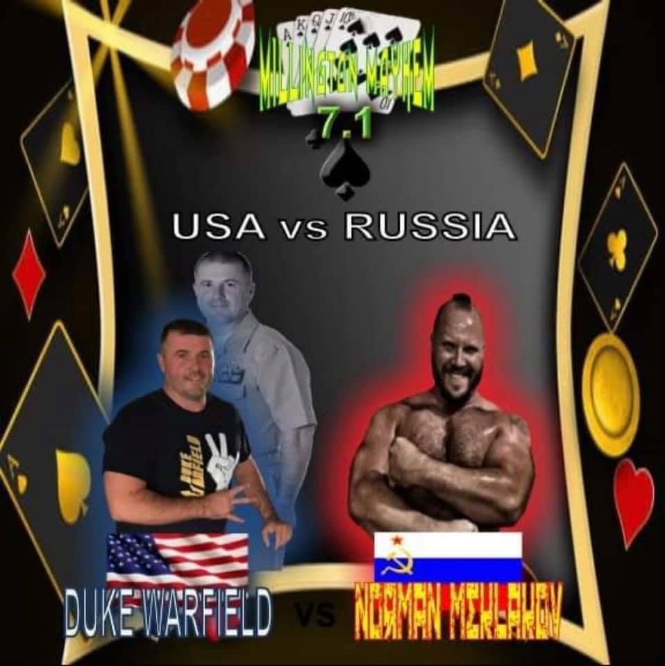 USA vs. Russia event poster